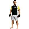 FIGHTERS - Rash Guard / Schwarz-Gelb-Weiss