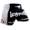 FIGHTERS - Pantalones Muay Thai / Elite Pro Muay Thai / Negro-Blanco