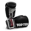 TOP TEN - Boxhandschuhe FIGHT / Schwarz-Weiss