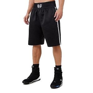 Everlast - Shorts de Boxeo / Negro-Blanco / Small