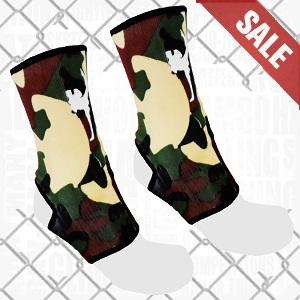 FIGHTERS - Knöchelschoner / Ankle Guard / Camo-Grün / Small