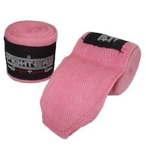 FIGHTERS - Bandages de Boxe / 300 cm / non élastiques / Rose