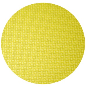 Gym floor mats / 100 x 100 x 2.0 cm / Jigsaw Interlocking MMA Matts / Yellow-Black