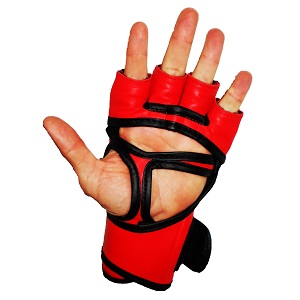 FIGHTERS - MMA Gloves / Elite / Red / Small