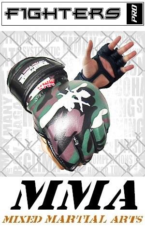FIGHTERS - MMA Handschuhe / Elite / Camo / Medium