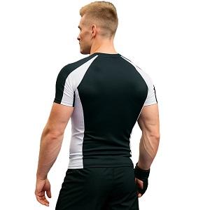 FIGHTERS - Rashguard / Giant / Schwarz-Weiss / Large