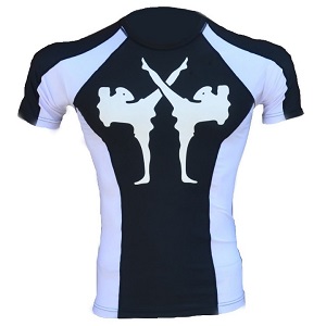 FIGHTERS - Rash Guard / Giant / Noir-Blanc / Medium