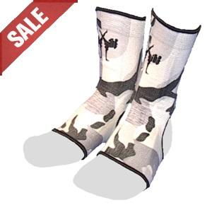 FIGHTERS - Knöchelschoner / Ankle Guard / Camo-Grau / Large