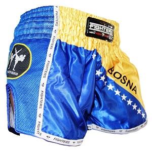 FIGHTERS - Short de Muay Thai / Elite / Bosnie-Bosna / XS