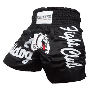 FIGHTERS - Pantaloncini Muay Thai / Bulldog  / Nero / Small