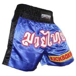 FIGHT-FIT - Muay Thai Shorts / Kickboxing / Blau / XL