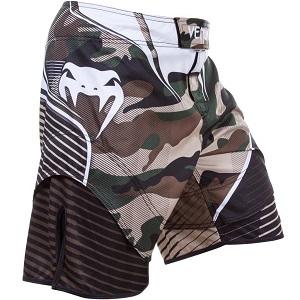 Venum - Fightshorts Pantaloncini da MMA / Camo Hero / Verde-Marrone / Small