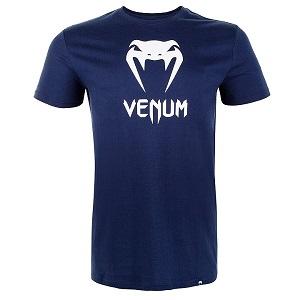 Venum - T-Shirt / Classic / Blau-Weiss / Small