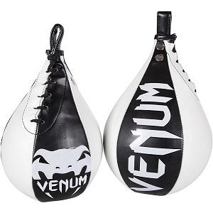 Venum - Balon de velocidad / Speed ??Bag / Skintex / Negro-Blanco / Large