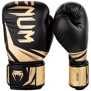 Venum - Guantes de Boxeo / Challenger 3.0 / Negro-Oro / 10 oz