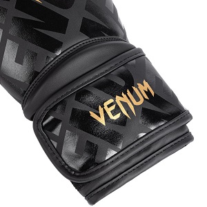 Venum - Guantes de Boxeo / Contender 1.5 XT / Negro-Oro / 12 oz