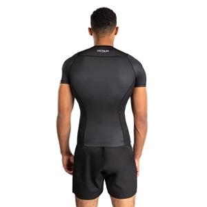Venum - Rashguard / No Gi / Short Sleeve / Schwarz-Silber / Small