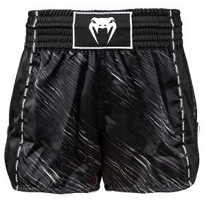Venum - Muay Thai Shorts / Tectonic Rapid / Schwarz-Grau / Medium