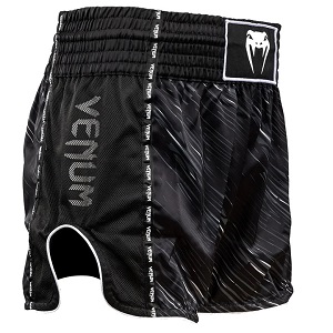 Venum - Muay Thai Shorts / Tectonic Rapid / Schwarz-Grau / Medium