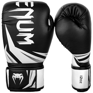 Venum - Gants de Boxe / Challenger 3.0 / Noir-Blanc / 12 oz